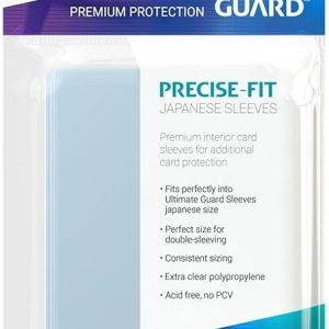 Ultimate Guard UGD010070 Precise Fit Japanese Size Sleeves,Clear