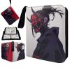 High Quality PU Zipper Trading Cards Binder | Premium with 50 Removable HD Double-Sided Inside Page Cards Collector for PTCG, TCG, Sports & Game Cards (400/900 Pockets)