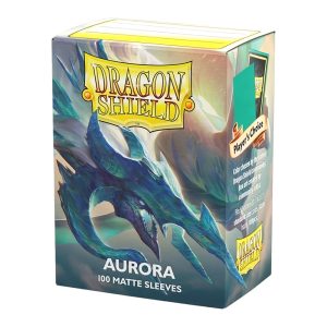 Dragon Shield Aurora 100pcs Matte Sleeves Standard Size TCG Card Protectors for Gaming Cards Acid And PVC Free