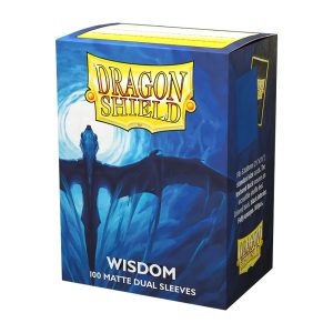 Specialized Card Game Sleeves Dragon Shield Wisdom 100pcs Matte Dual Sleeves Standard Size TCG Card Protectors for Gaming Cards