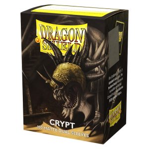 Specialized Card Game Sleeves Dragon Shield Crypt 100pcs Matte Dual Sleeves Polypropylene Standard Size TCG Card Protectors for Gaming Cards