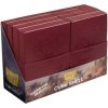 Shield Cube Card Deck Box 8pcs Set, Blood Red