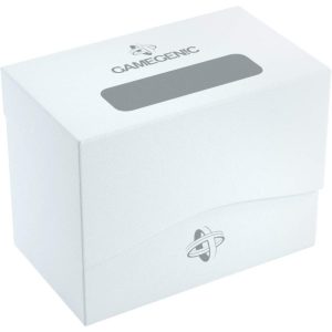 Gamegenic White Deck Box Compatible for Trading Card Games, Tabletop RPGs & Collectibles - Holds 80+ Cards, Compact Card Holder Box Suitable for TCG Organizers, for,, Tournaments