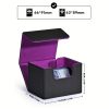 Card Deck Box, Commander Deck Case Holds 120+ Single Sleeved Cards |, Flip Top Closure, Ideal for CCG TCG Sport Cards, Suitable for Trading Cards, Festivals like Valentine'S Day, Easter, Christmas, Halloween, New Year