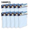1000pcs of Blue Light Filtering Card Sleeves - Crystal Clear Soft Protectors for Trading Cards Including MTG/TCG, Sports Cards (Baseball/Football), And Collectible Game Cards - Offers Anti-Uv Archival Protection