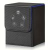 For Leather Deck Card Boxes Cards Deck Game Box for Collectible Playing Card Box Compatible with MTG TCG CCG Commander Decks